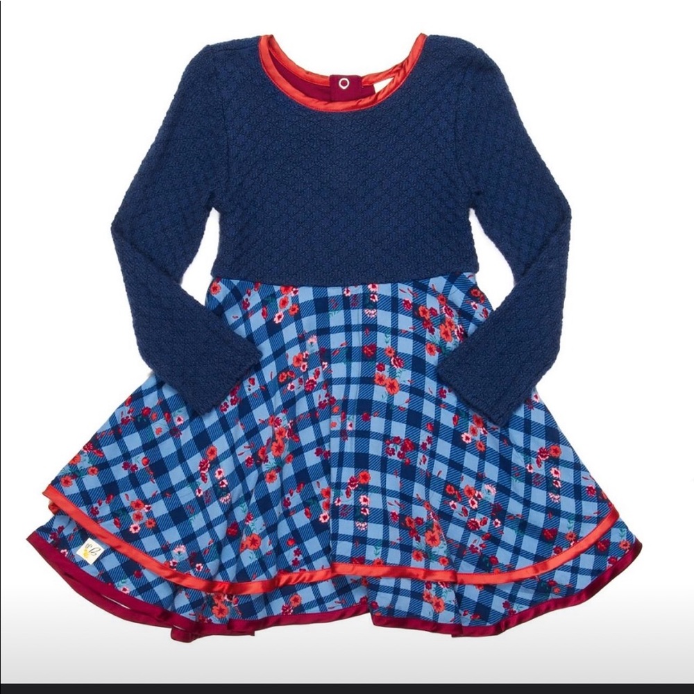 Wildflowers The Holiday Ballet Sweater Dress EUC